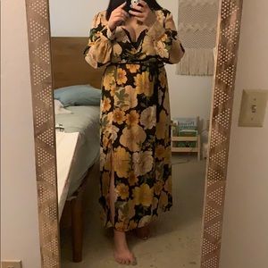 Long floral dress